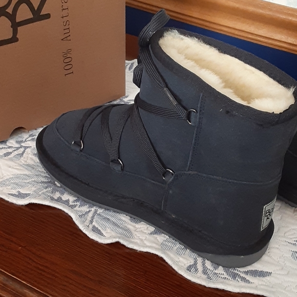 New in box, BooRoo short tie boots - Picture 11 of 12